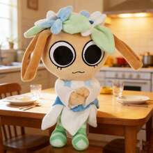 2026 New Dandy's World Designer Collaboration Plush Doll - Artistic Collection Level Doll Set, Christmas Party Decoration/Thanksgiving Warm Gift, High Quality Suede Material With Abstract Design, Youth Social Sharing Item - 粉色 - 查看 4