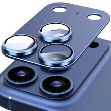 2片装原色金属摄像头保护膜 | 适用于 17 Pro Max 和 17 Pro，钢化玻璃镜头保护膜，9H 硬度钢化玻璃，强力吸附，兼容手机壳。完美兼容设计，防刮擦、防指纹、防尘，兼容手机壳，ScreenArmor 出品的摄像头保护罩，镜头保护配件。 - 2個 - 查看 4