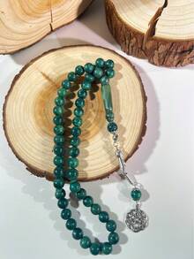 1pc Resin-Like 45pcs Transparent Jelly Muslim Prayer Beads Rosary Tasbih Middle Eastern Prayer Beads - Multicolor - View 3