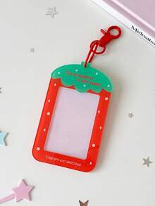1 PC Girl Heart Cartoon Strawberry 3-Inch Small Card Display Card Set Student Star Chasing Pendant Hard Card Set Bus Kaka Bag - Multicolor - View 13