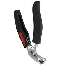 Professional Heavy Duty Nail Clipper | Anti-Splash Wide Mouth Design | Stainless Steel Sharp Blades Long Handle | Suitable For Thick/Ingrown/Dirty Nails Men Elderly Home Salon Use | Durable Precise Trimming Fashionable Appearance | Essential Men's Grooming Tool - Black - View 6