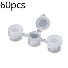 30pcs 2ml Art Paint Palette Boxes - Durable Plastic Material, Suitable For Watercolor, Oil And Acrylic Paints, Essential For Back To School, Art Supplies