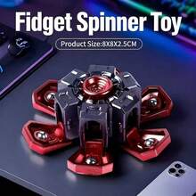 创意变形机械陀螺，酷炫科技竞技减压小工具 - 生日礼物、圣诞礼物、完美礼物、复活节礼物 - 彩色 - 查看 4