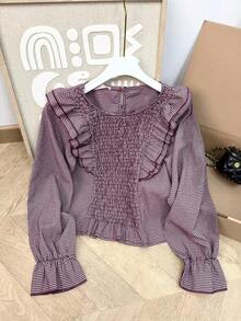 Women Tops - 中紫紅色 - 查看 1