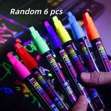 Phấn lỏng nhiều màu sắc, thích hợp cho bảng đen, lịch, kính, bút dạ quang, bút viết cửa sổ có thể giặt sạch và vẽ tranh. Thích hợp cho mùa tựu trường, mùa đông, Lễ Tạ ơn, Giáng sinh, Ngày Quốc khánh Ả Rập Xê Út, sinh nhật, các ngày lễ, và cũng là món quà dành cho bạn bè và người lớn. - Nhiều màu - Xem 11