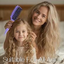 Curly Hair Brush,Curl Defining Brush For Effortlessly Defined Curls &Amp; Waves,Vented Hair Brush For Wet &Amp; Dry Hair,Women And Men,Reduces Frizz (Purple) - ColorG - 查看 6