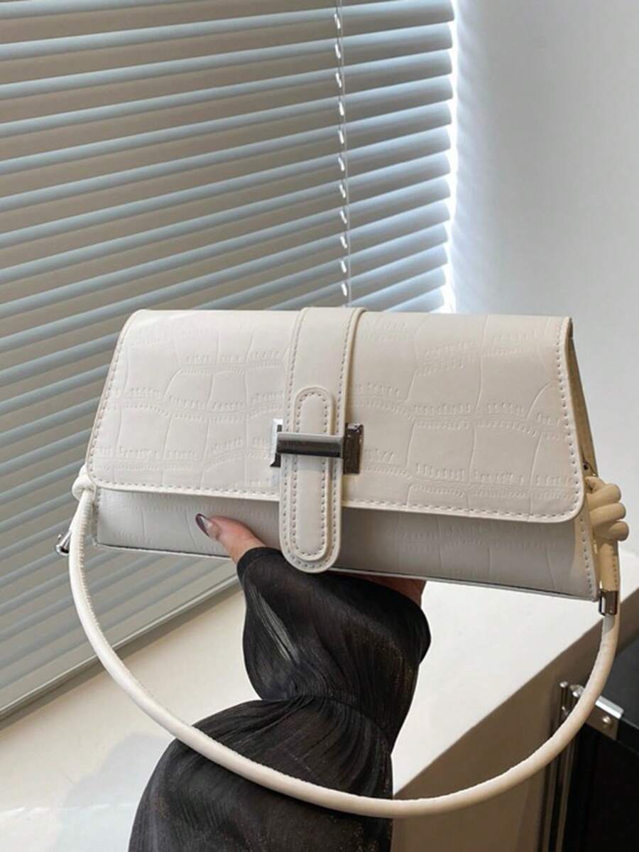 New Chinese Style Baguette Bag For Women, Underarm Bag, And Chic, Niche, Commute, Elegant Shoulder/Crossbody Bag - Multicolor - View 1