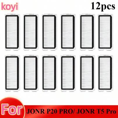 Replacement Parts For JONR P20 PRO / JONR T5 Pro Robot Vacuum Cleaner - HEPA Filter, Easy To Install And Reusable