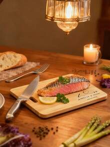 1 st skärbräda i bambu med eget namn, ostbrädor och brickor, skärbräda med namn, personlig skärbräda, vändbar skärbräda, charkuteribräda, heminredning, köksartiklar, unik present till alla hjärtans dag, mors dag, fars dag, årsdagar, bröllop, bästa presenten till par, föräldrar, fru, make, present till honom, present till henne - Stil 1 - Visa 3