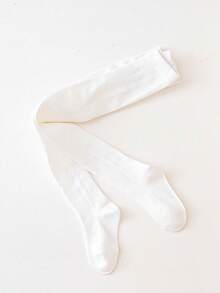 Bộ 3 quần tất cho bé gái, quần legging đơn giản màu trơn, phù hợp cho mọi mùa, kiểu dáng thường ngày, lý tưởng cho bé gái. - Nhiều màu - Xem 6