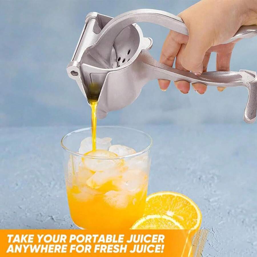 Efficient Juice Extractor Manual Aluminum Juicer, Ergonomic Design Fruit Juicer For Pomegranate, Citrus & Fruits, Compact Easy To Use Home Kitchen Tool - 1PCS - View 1