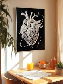 New Pearl Painting Frameless Diy Handmade Diamond Painting Kit, Suitable For Bedroom Decoration, Living Room Hanging Paintings, Room Decoration, Artwork, Birthday Gifts For Friends, Christmas, New Year, Valentine's Day, Holiday Gifts Full Of Novelty. - Multicolor - View 2