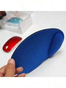 1个彩色EVA鼠标垫，加厚防滑，带腕托，适用于办公、电脑、游戏、返校季、桌面配件 - 彩色 - 查看 4