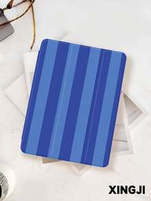1pc Blue Plaid Pattern E-Book Protective Case, Compatible With Kindle Paperwhite 5, IPad (A16) 11 Inch 11th Gen 2025, IPad 10.2 Inch 10th Gen, Auto Wake/Sleep Function, Slim & Lightweight, Perfect Fit To Protect Your Tablet/E-Reader - Multicolor - View 20