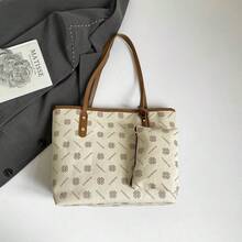 大容量简约时尚小众手提包，女士新款时尚单肩手提包 - 彩色 - 查看 12