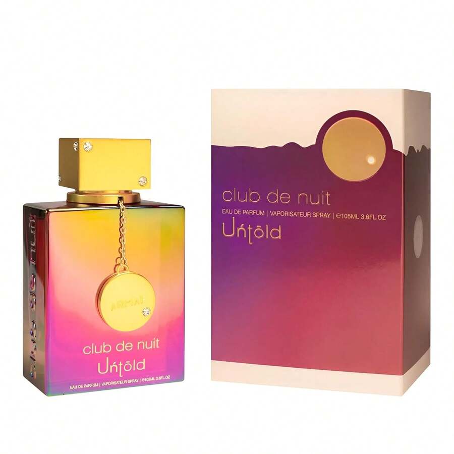 Armaf Club De Nuit Untold Eau De Parfum For Men 3.6 Oz / 105ml | Long Lasting Amber Wood Floral Fresh Spicy Cologne With Saffron, Jasmine & Ambergris - Club De Nuit Untold - 查看 1