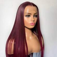 NATAN 女士优雅短款波波头假发，中分设计，配有弹性网帽，采用高温丝合成纤维制成，适合所有发质 - 金色 - SBUG - 查看 7