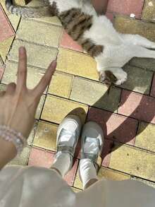 Women Wedges & Flatform - Silver - View 7