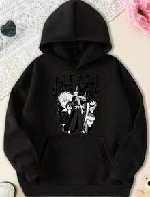 Men Outdoor Hoodies & Sweatshirts - Black - View 7