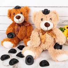 12 piezas Sombreros de muñeca mini lindos, sombreros de fiesta pequeños, sombreros de vaquero en miniatura de plástico, sombreros de vaquero para mujeres, manualidades, sombreros de estilo occidental, accesorios de fiesta de muñecas, decoración de casa de muñecas de juego de simulación - Multicolor - Ver 6