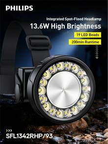 Philips SFL1342RHP Dual Beam (Spotlight/Floodlight) LED Headlamp - Multicolor - View 1