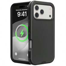 Suitable 17/16/15/14/13 Series Three-Layer Thickened Heavy-Duty Protective Case, Heavy-Duty Anti-Fall Full-Body Strong Shockproof Three-Layer Sturdy Protective Mobile Phone Case, 3-In-1 Sturdy And Durable Protective Case, Halloween, Christmas, Easter And Thanksgiving, Perfect Male/Girlfriend Holiday And Birthday Gift Selection - 黑色 - 查看 27