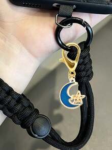 斋月吉祥新月钥匙扣，新月造型吊坠，斋月新月包包挂件，合金珐琅星月吊坠，闪亮新月挂饰钥匙扣，适用于包包，闪亮金属配饰，简约时尚，适合女士钱包和手提包，时尚点缀，精致生活装饰，送给女性和女孩的礼物，情人节礼物，新年礼物，小礼物交换，开斋节礼物 - 彩色 - 查看 7