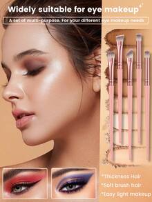 5pcs Portable Daily Use Makeup Brush Set