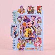 1/2/3/4pcs KPOP Girl Group Spiral Notebook, Portable Memo Pad, Diary, DIY Sticker Notebook, Student Exercise Book, Student Gift, Prize - Multicolor - View 4