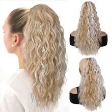 Ponytail Extension For Women18 Inch Pony Tails Hair Extensions Clip Ponytail Extension Soft Synthetic Hair Highlight Ponytail Extension For Daily Use - Multicolor - View 11