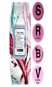 Body Prescription Makeup Cleansing Wipes - Gentle And Effective Face Wipes, 50 Count (Pack Of 4), Retinol - ColorD - 查看 5