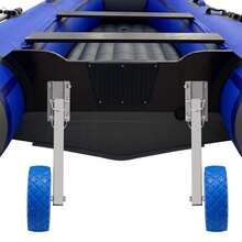Stainless Launching Wheels Inflatable Boat Transom Wheel Fold Dinghy Rear Wheel - 1 - View 3