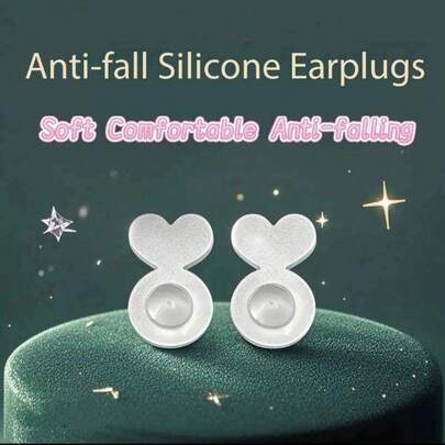 2/8/12 piezas Soportes de goma resistentes para pendientes, tapones de silicona para orejas para evitar que se caigan los pendientes y , adecuados para pendientes grandes y lóbulos de oreja caídos