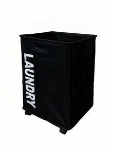 大/小号可折叠洗衣篮，带轮大号洗衣篮，适用于洗衣房、卧室、客厅装饰，也可用于万圣节、秋季、圣诞节装饰。