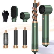 5-In-1 Hot Air Styler & Dryer ,Fluffy Finish, For Wet/Dry Hair, Mom Gifts Valentines Gift Boyfriend Gifts Valentine Day Gifts Pink Cute St Patrick Day - 美規A型插(110-127V) - 查看 14