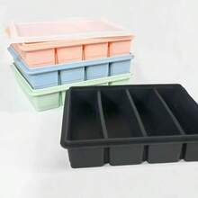 1pc Cube Ice Tray, Large Ice Block Mold, Commercial Grade Ice Brick Maker, Food- Freezing Ice Cube Mold, Easy Release, Convenient For Household Daily Use - Multicolor - View 6