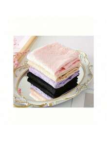 4 Pieces, Women's Plus Size Lace-Trimmed Underwear, Elegant And Comfortable Loose Briefs, High Waist And Seamless Breathability, 150kg Can Be Worn By Middle-Aged And Elderly Women - 混合顏色 - 查看 6