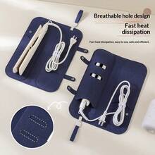 1 件装简易便携式直发器，配有毛毡收纳袋、隔热罩，旅行友好型悬挂设计，易于清洁和存放 - 藍色 - 查看 6