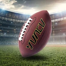 1pc Standard American Football For Outdoor Training And Recreational Play With Official Standard Size 9,6,3 Rugby. - Brown - View 7