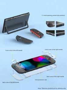 Switch2 Transparent Protective Case Set, Suitable For Switch2 Console And Joy-Con Controllers - Scratch-Resistant Ultra-Thin Protective Cover With Anti-Fingerprint Coating