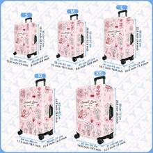 1pc Luggage Cover Suitcase Protective Sleeve, Multiple Sizes Available. Made Of Polyester Fiber, Scratch-Resistant & Wear-Resistant, Unisex. Ideal For Business Trips And Summer Vacations. Easy To Hand Wash And Detachable, A Must-Have Travel Accesso - Multicolor - View 8