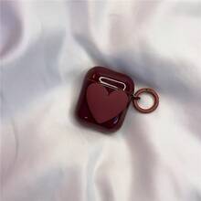 2026 New Year Wine Red 3D Heart Soft Case Compatible With Apple Pro 1/2/3/4 Protective Cover - AirPods Pro3 - View 5