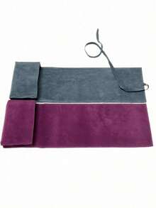 1个印有蓝色邪眼图案的天鹅绒塔罗牌收纳袋，4种颜色可选，塔罗牌收纳袋，抽绳封口，天鹅绒塔罗牌袋，塔罗牌配件，柔软面料保护套，便携袋，卡包，适合存放塔罗牌和小物件，塔罗牌收纳袋，卡牌和物品面料保护套，塔罗牌配件 - 彩色 - 查看 5