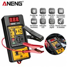 Comprobador De Batería,coche Relé Probador De Voltaje 12-24v Aneng RT01 - Negro - Ver 1