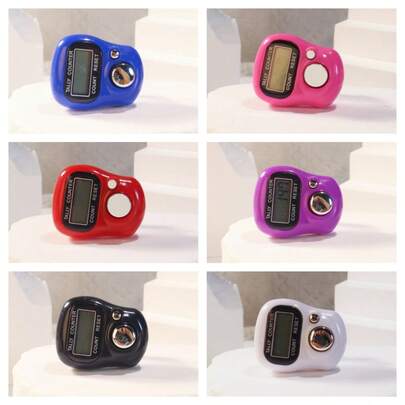 1 adet/5 adet/10 adet/15 adet/20 adet/25 adet/30 adet Taşınabilir LED Parmak Sayacı, Yüzük Sayacı, Canlı Renk Sayacı, İç ve Dış Mekan Sayımı İçin Uygun, Bayram İbadetlerini Kaydetmeye ve Tamamlamaya Yardımcı Olur, Teravih, Tahajjud Namazları, Okuma İlerlemesi İçin Uygundur, İyi Bir Kişisel Gelişim Aracıdır