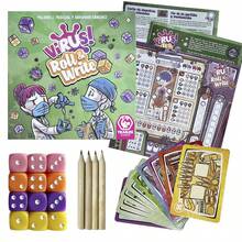 Juego de cartas Virus, Juego de cartas de virus gigante, Juego de cartas divertido y altamente infeccioso, Emocionante juego de cartas familiar, ¡Para 2-6 jugadores, rápido y divertido para una noche de fiesta! Juego familiar y de adultos estratégicamente sólido, lleno de diversión y competencia intensa, adecuado como regalo de Halloween, Navidad, juego de mesa, ¡regalo festivo! - Multicolor - Ver 3