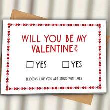 1pc, Funny Valentine's Day Cards For Your Husband Or Boyfriend, Best Decision You Ever Made, Ironic Valentine's Day Cards, Small Business Supplies, Thank You Cards, Birthday Gifts, Unusual Items - Multicolor - View 1