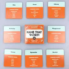 Trò chơi bài giải trí bữa tối – Trò chơi giải trí nhanh gọn cho gia đình với các câu đố tương tác, thử thách từ ngữ và các cấp độ kỹ năng; Hoàn hảo cho các bữa tiệc và tụ họp; Được đóng gói đẹp mắt | Thẻ bài bằng giấy - Nhiều màu - Xem 4