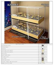 加固型大型室内空间，适用于饲养雏鸡、鹌鹑、鸭子、小型动物笼 - 彩色 - 查看 20