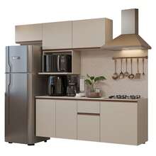 Cocina Integral Completa Modular Madesa Nice 240cm Crema 10 - Beis - Ver 2